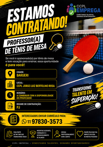 arte professor tenis de mesa